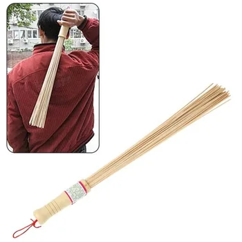 1 шт., натуральные бамбуковые палочки для фитнеса, Массажный Молоток для Релаксации, Палочки для фитнеса, Экологическая деревянная ручка