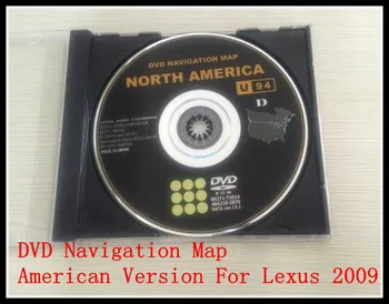 100% Новая Оригинальная автомобильная DVD-навигационная карта Lexus GS 350 Американская Новейшая версия Оригинальная упаковка коробки