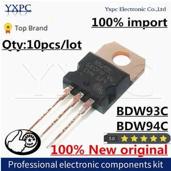 100% Новый Импортный Оригинальный BDW93C BDW93 BDW94C BDW94 TO-220 Высокомощный транзистор Дарлингтона 100V 12A