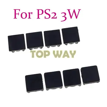 100 комплектов для Sony Playstation 2 30000 70000 90000 Резиновая Заглушка С Отверстием Для Винта Пылезащитная Заглушка Пластиковая Заглушка Для Консоли PS2 3W 7W 9W
