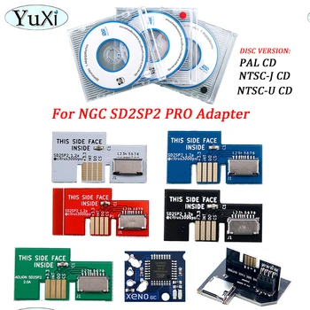 1шт Для NGC SD2SP2 PRO Адаптер Micro SD Card Reader С Загрузочным Диском Mini DVD и чипом Xeno GC Совместимая Запасная Часть
