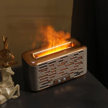 3D Домашний Диффузор Пламени USB, Парфюмированный Мини-Увлажнитель воздуха для спальни, Ароматический Ультразвуковой Увлажнитель пламени Umidificador
