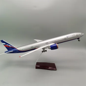 47 см, масштаб 1: 150, авиалинии Аэрофлота, Boeing 777, литая под давлением модель, авиалинии, игрушки из смолы, коллекция игрушек для показа самолетов, подарки для поклонников