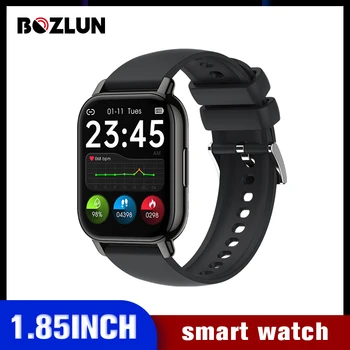 BOZLUN 1,85 дюймовые Спортивные Умные Часы Мужские Bluetooth С Сердечным Ритмом и Измерением Артериального Давления Водонепроницаемые Смарт-Часы Женские Цифровые Часы Для Android