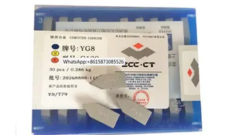 C120 YG6X/YG6A/YG3X/YS8 твердосплавные сварочные пластины паяная вставка (30 шт./лот)