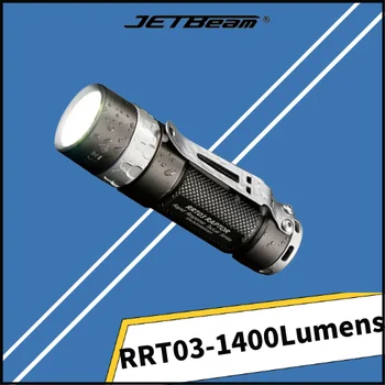 Jetbeam RRT03 RGBW Cree светодиодный Тактический Фонарик С Плавным Затемнением для Кемпинга, Мощный Ручной EDC-фонарик с Перезаряжаемым Тестом 18350