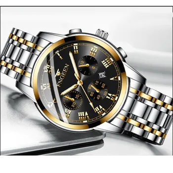 Reloj Hombre 2023 Новые Мужские Часы Лучший Бренд Класса Люкс Золотые Наручные Часы Из Нержавеющей Стали Модные Водонепроницаемые Светящиеся Деловые Часы