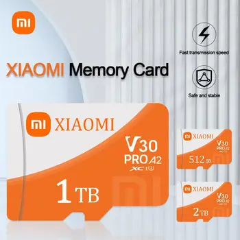 Xiaomi A1 2 ТБ Micro SDXC TF SD Карта V30 1 ТБ Карта памяти Камера Высокоскоростная Флэш-карта SDCard 16 512 ГБ Расширенного Хранилища для Android