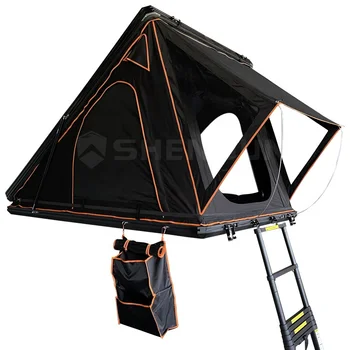 Алюминиевая треугольная оболочка для кемпинга, палатка на крыше внедорожника, жесткая оболочка, палатка на крыше автомобиля для продажи