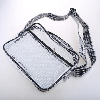 Антистатическая инженерная сумка для полупроводниковой чистой комнаты, прозрачные сумки из ПВХ, сумка-мессенджер через плечо