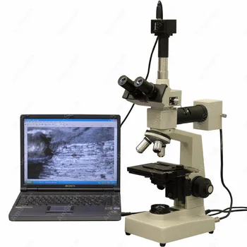 Двухсветовой металлургический микроскоп-AmScope поставляет 40X-1000X двухсветовой металлургический микроскоп + 9-мегапиксельная цифровая камера