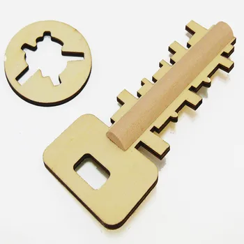 Деревянная игрушка-головоломка с разблокировкой Key Kong Mine Lock Toys Развивающие Детские Пазлы для дошкольного возраста, Игровая игрушка для взрослых, детские подарки