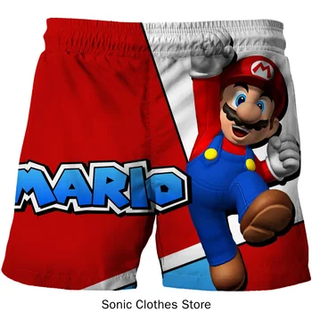 Детские плавательные штаны Super Mario, Плавательные штаны для мальчиков, Детские плавательные штаны, Пляжные шорты, Плавательные костюмы для мальчиков, Детские