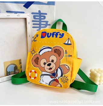 Детский рюкзак Disney для мальчиков и девочек Большой емкости, милая школьная сумка с мультяшным принтом, Детский рюкзак для родителей и детей