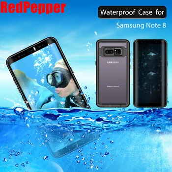 Для Samsung Galaxy Note 8 Note9 Чехол Оригинальный RedPepper Dot серии IP68 Водонепроницаемый Дайвинг Подводный ПК + TPU Бронированный чехол