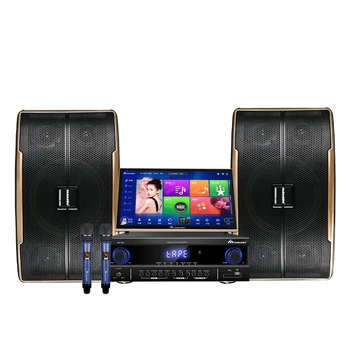 Караоке-система InAndOn, караоке-машина 6T, Видеозвук на большом экране, беспроводной микрофон, Динамик, комплект KTV