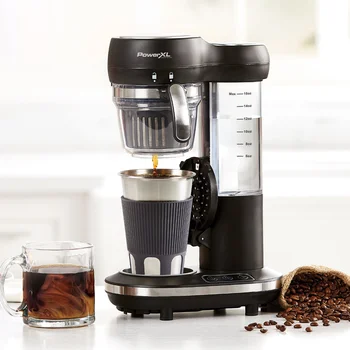 Кофеварка UOSO Grind And Go Plus, автоматическая машина для приготовления кофе на одну порцию в кафе объемом 16 унций