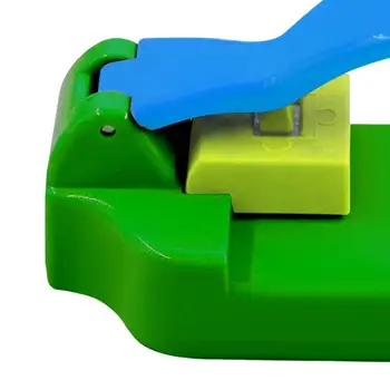 Машина для изготовления пазлов для детей, набор инструментов для резки пластиковой бумаги, синий