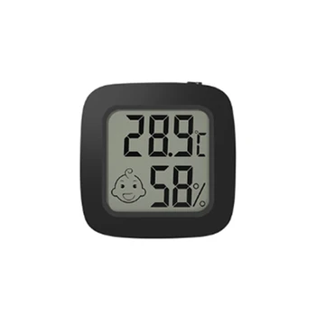 Мини ЖКЦифровой термометр Гигрометр Магнитный Измеритель температуры Датчик Влажности Метеостанция