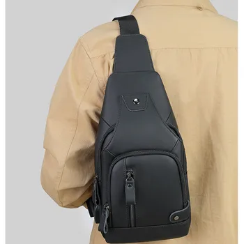 Многосеточная USB-сумка через плечо Для мужчин, Противоугонная Короткая Дорожная сумка-мессенджер для занятий спортом на открытом воздухе
