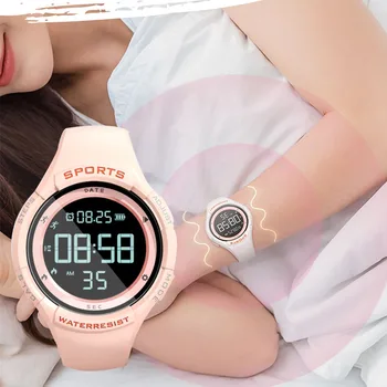 Многофункциональные Смарт-часы Мужские женские Электронные Водонепроницаемые наручные часы СВЕТОДИОДНЫЕ цифровые спортивные часы для плавания Reloj Mujer