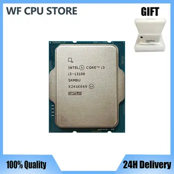 НОВЫЙ Intel Core i3-13100 i3 13100 3,4 ГГц 4-ядерный 8-потоковый процессор Процессор L3 = 12 М 60 Вт LGA 1700, но без вентилятора