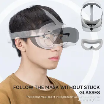 Накладка для лица виртуальной гарнитуры VR, защищающая от пота, удобная в носке, Очки виртуальной реальности, подушка для лица