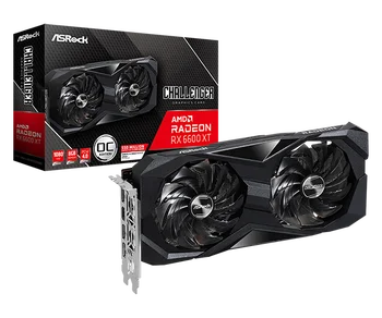 Новая видеокарта ASRock AMD Radeon ™ RX 6600 XT Challenger D 8GB OC Rx 6600XT GDDR6 128-битные видеокарты