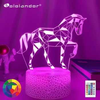 Новейший детский светильник Night 3D LED Night Light Креативная Настольная Прикроватная лампа Романтический светильник Zebra Детский подарок для украшения дома
