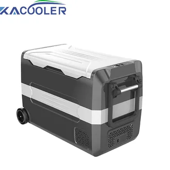 Новый Дизайн 40Л 50Л 30Л Съемная тележка Пляжный холодильник с морозильной камерой Кемпинг Автомобильный холодильник