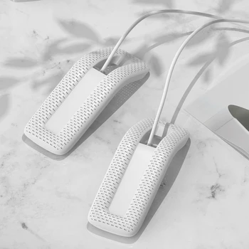 Портативная USB-сушилка для обуви с тепловым вентилятором 360 градусов PTC для быстрой сушки, устранения неприятного запаха и дезинфекции обуви