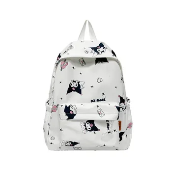 Рюкзаки Kawaii sanrio kuromi, японский школьный ранец, милый рюкзак большой емкости, водонепроницаемый рюкзак для девочек, студенток, женщин