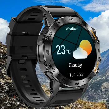 Смарт-Часы Для Мужчин Bluetooth Наушники Сердечного Ритма Приборы для Измерения Артериального Давления Smartwatch Для Женщин Ремешок для Kyocera Anshin KY-51B Blackv Android IOS