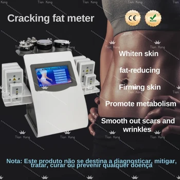 Ультразвуковая кавитационная машина 40K для похудения Многополюсный радиочастотный инструмент для подтяжки кожи против морщин