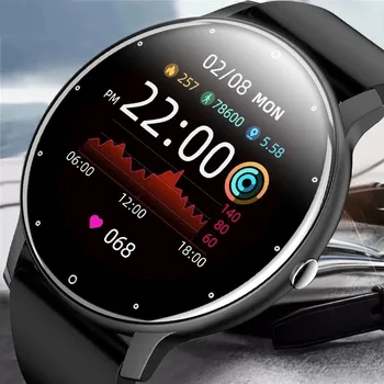 Умные часы Для Мужчин И Женщин, Круглые Спортивные Водонепроницаемые Умные часы, Фитнес-трекер, монитор артериального давления для Android IOS Xiaomi PK P8