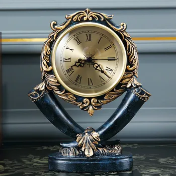 Часы в европейском стиле, Украшение для Сидения, часы для гостиной, Ретро-часы, Американские часы с маятником, Настольные часы, стол в виде слона