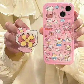 Чехол Для Iphone Hello Kittys Sanrio Cinnamoroll Аниме Куроми Прозрачная Мелодия Силиконовая Оболочка мягкая 13 Promax Защита От Падения Чехол Для Телефона