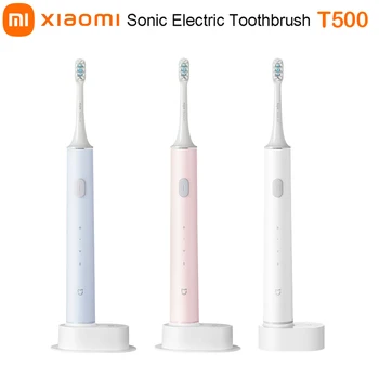 Электрическая Зубная щетка XIAOMI MIJIA T500 T300 Smart Sonic Brush, ультразвуковой отбеливающий зубы вибратор, Беспроводное средство для гигиены полости рта